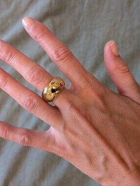 Madewell Gold Dome Statement Ring | Size 6